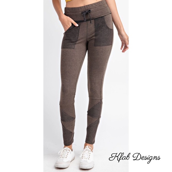 ❤️LAST 1! French Terry Washed Jogger Leggings! - Picture 2 of 4